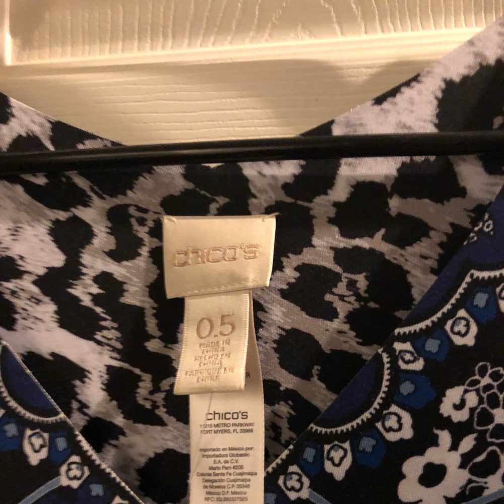 Chico’s spandex/poly paisley dress